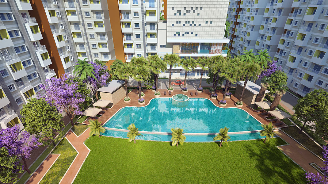 Swimming Pool Day View